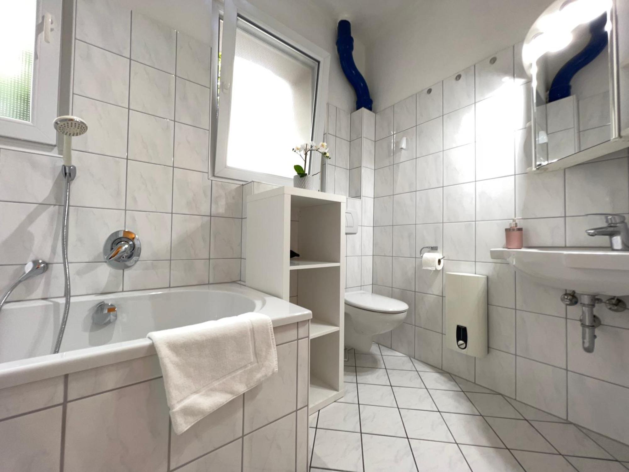 Uebernachten In Grosser Maisonette-Wohnung By Rabe 卡尔斯鲁厄 外观 照片