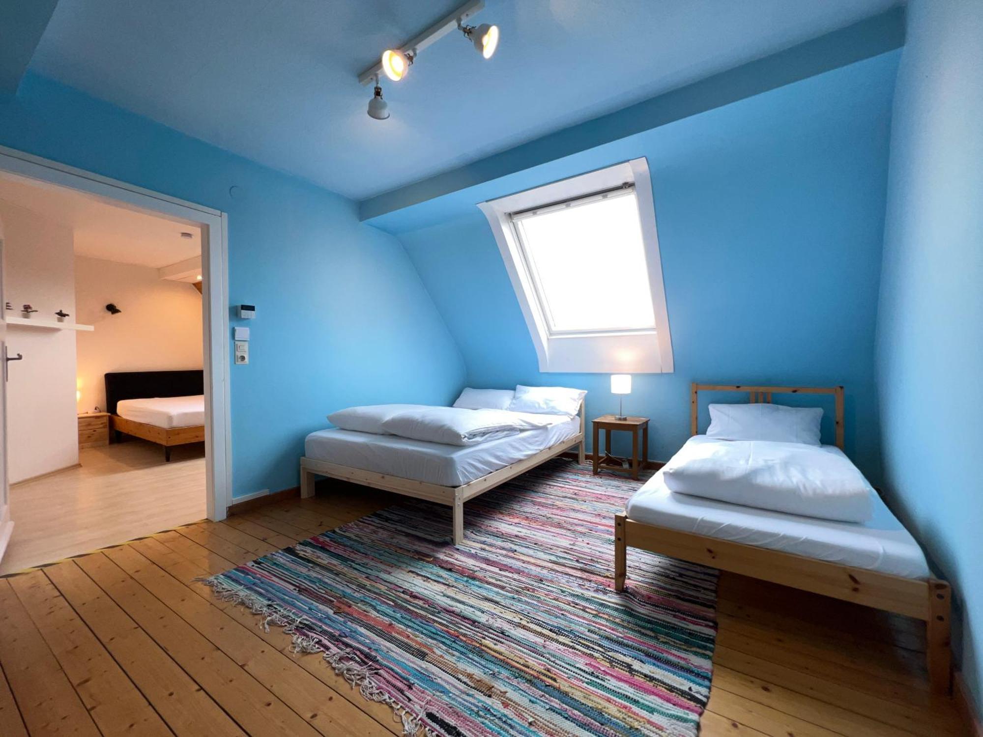 Uebernachten In Grosser Maisonette-Wohnung By Rabe 卡尔斯鲁厄 外观 照片